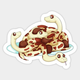 Spaghetti Snakes Sticker